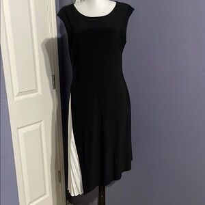 Elegant Black and White Women's Dress